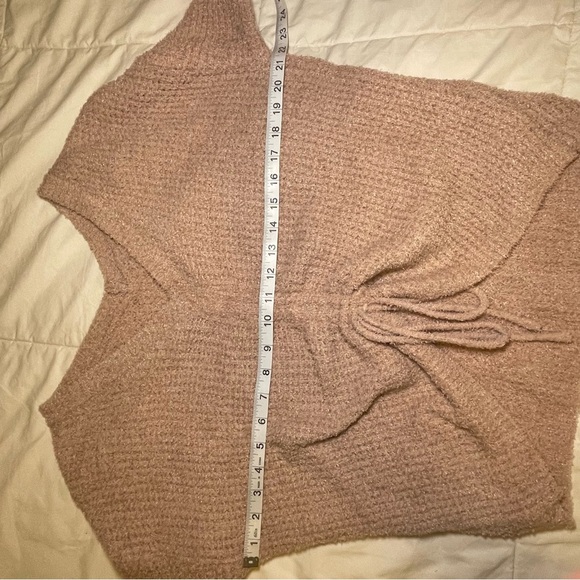 Super Soft Pink Heather Sweater Size L - Picture 4 of 10